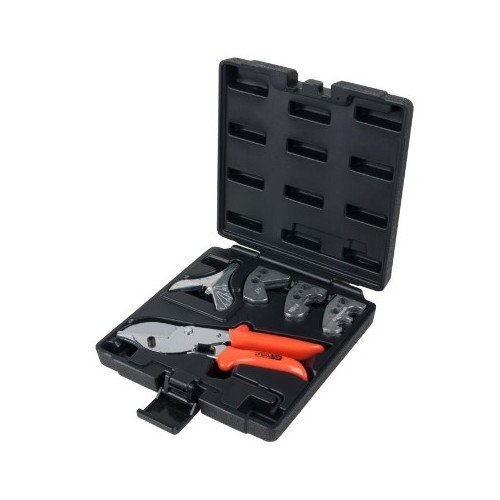 Cisaille et jeu de mors 8 pièces pour tuyaux et tubes plastiques