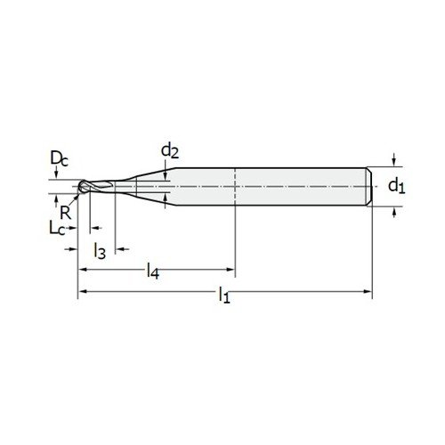 Mini fraise à copier hémisphérique H4046988-2-12
