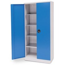 Armoire à portes battantes avec 4 étagères