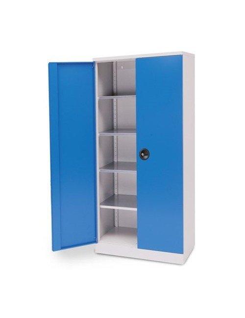 Armoire à portes battantes avec 4 étagères