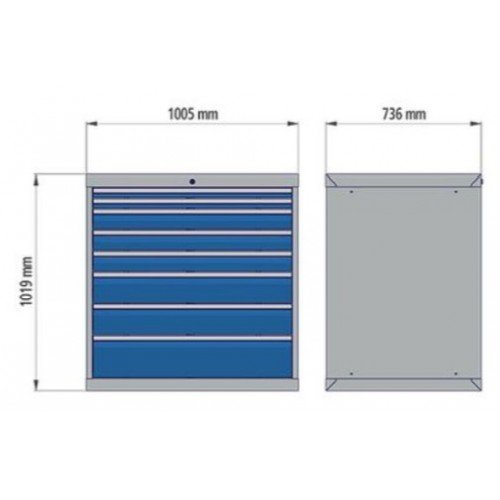 Armoire à 6 tiroirs