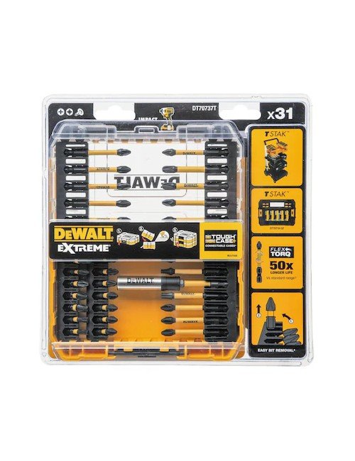 Petit coffret TOUGHCASE de 25 embouts de vissage