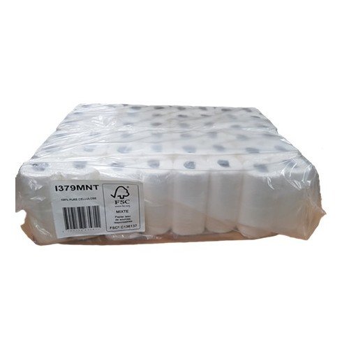 Pack de 96 rouleaux papier toilette petit rouleau 2 plis microgaufré 180 feuilles